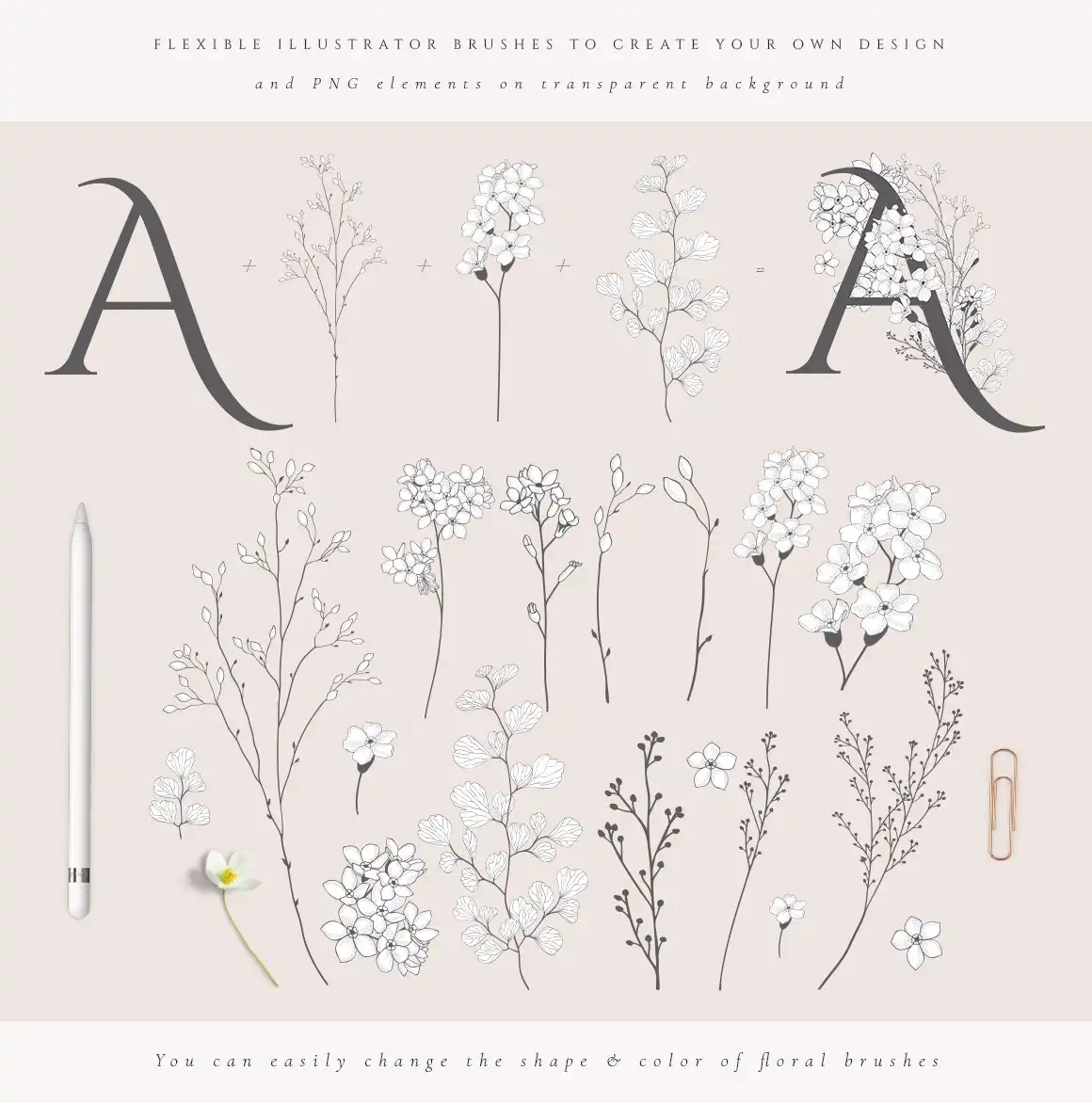Blooming Gold Floral Letters Numbers 10 blooming gold floral letters numbers (2) 44889