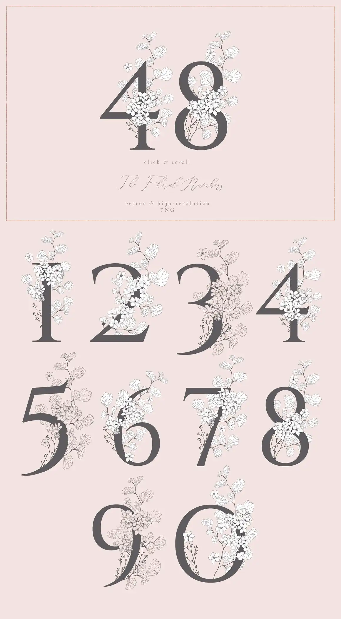 Blooming Gold Floral Letters Numbers 8 blooming gold floral letters numbers (4) 45131