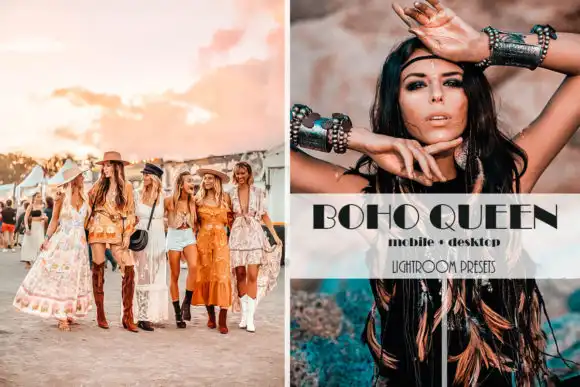 Boho Queen Lightroom Presets Desktop &