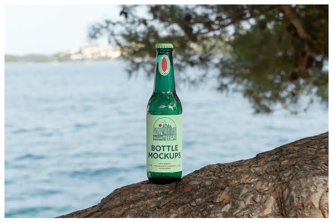 Bottle Mockups - Beer, Soda, Yerba 15 bottle mockups beer, soda, yerba (15) 40240