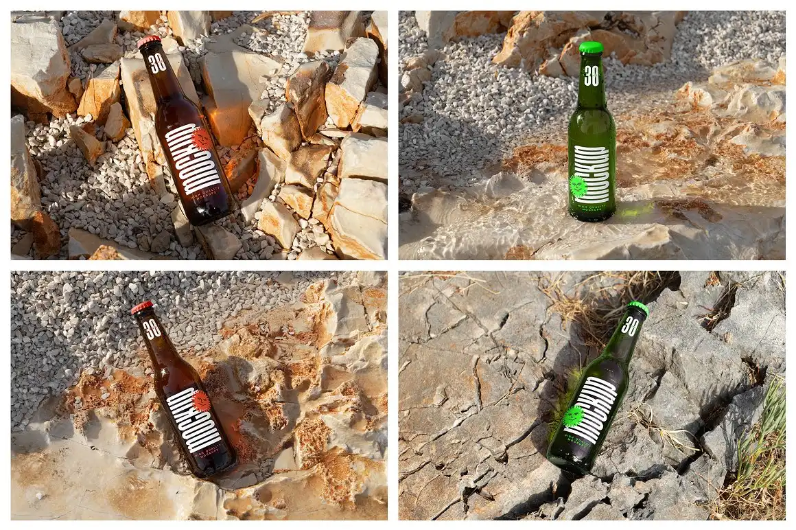 Bottle Mockups - Beer, Soda, Yerba 2 bottle mockups beer, soda, yerba (16) 43164