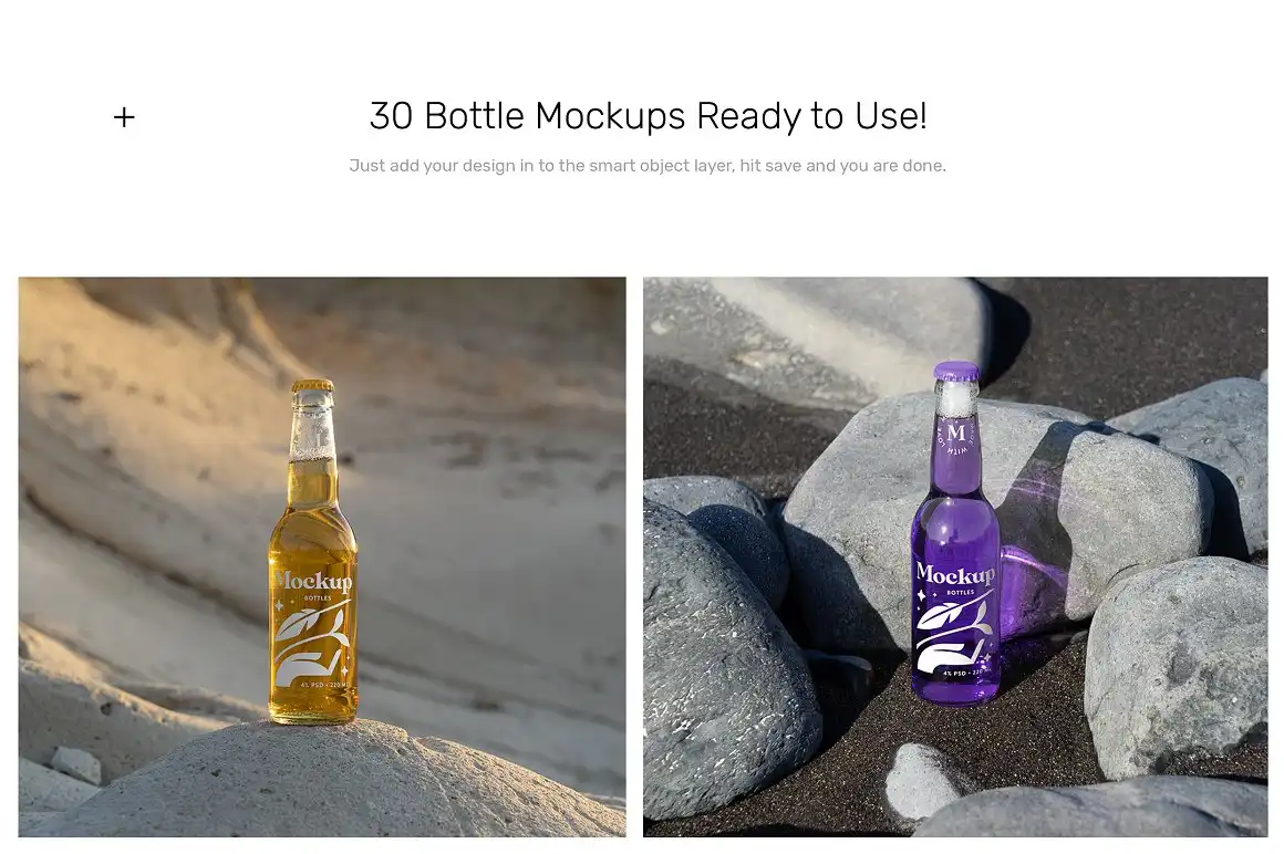 Bottle Mockups - Beer, Soda, Yerba 13 bottle mockups beer, soda, yerba (6) 41205