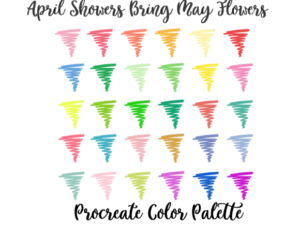 bright spring flowers procreate palette graphics 4211462 1 1 580x435 40506