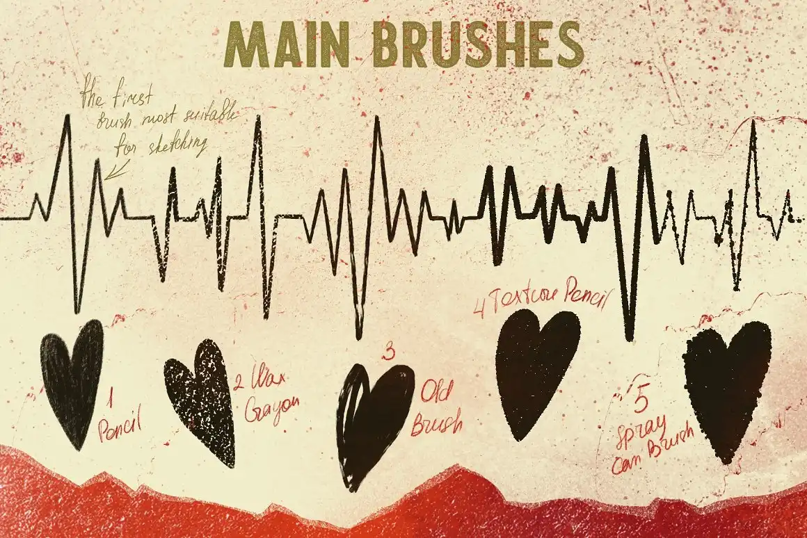 BUNDLE Brushes for Procreate 6 bundle brushes for procreate (20) 42274