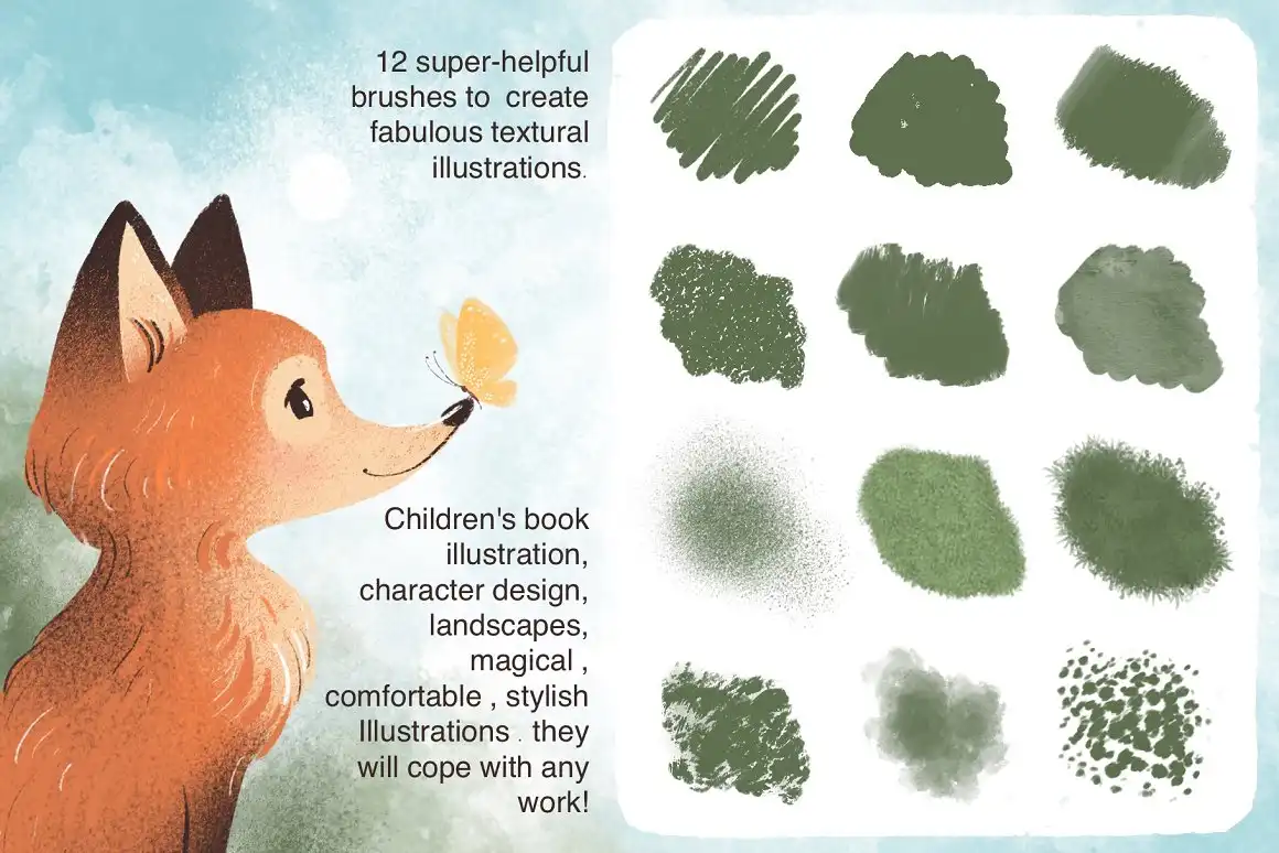 BUNDLE Brushes for Procreate 21 bundle brushes for procreate (27) 41011
