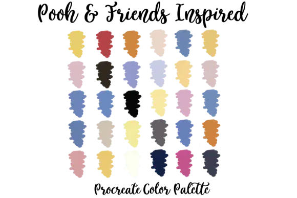 Childrens TV Inspired Procreate Palette