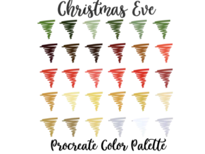 christmas eve holiday procreate palette graphics 4213465 1 1 580x435 40372