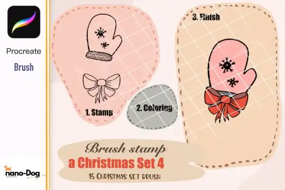 Christmas ornaments brush stamps 3 christmas ornaments brush stamps graphics 18826466 2 580x387 44219