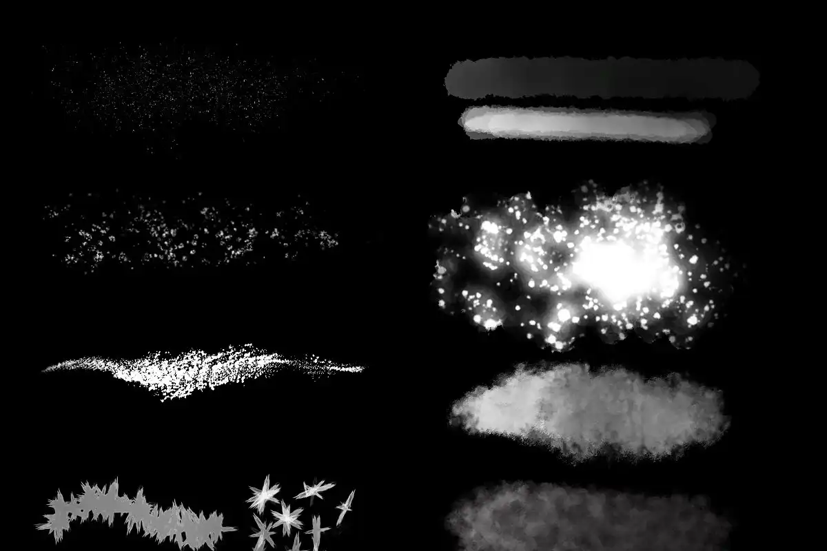 Clouds and Space - Procreate Brushes 10 clouds & space procreate brushes (8) 39786