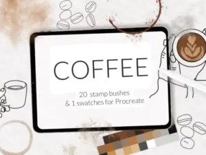 coffee stain coffee cup stamp brush graphics 20325988 1 1 580x387 35654