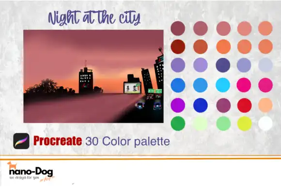 Color Palette - Night at the City