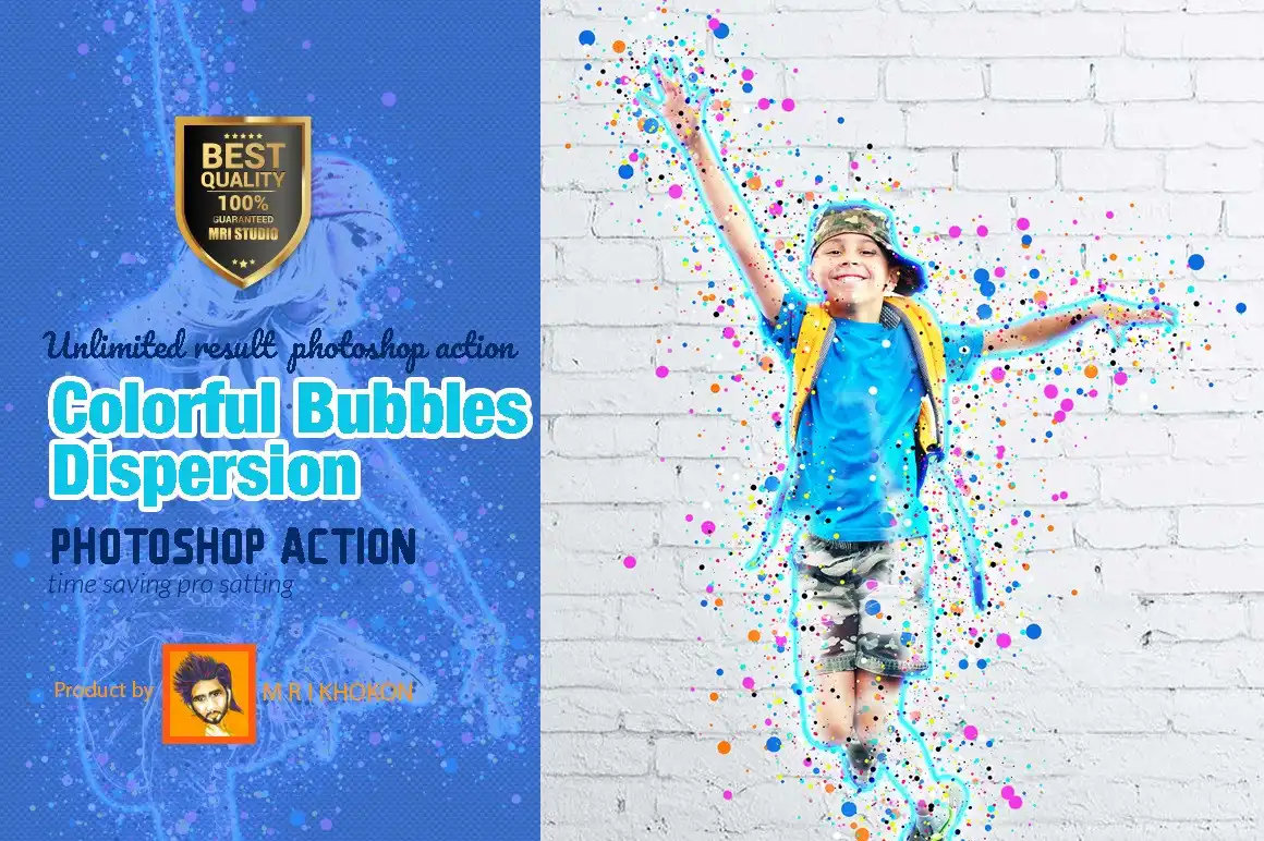 Colorful Bubbles Dispersion