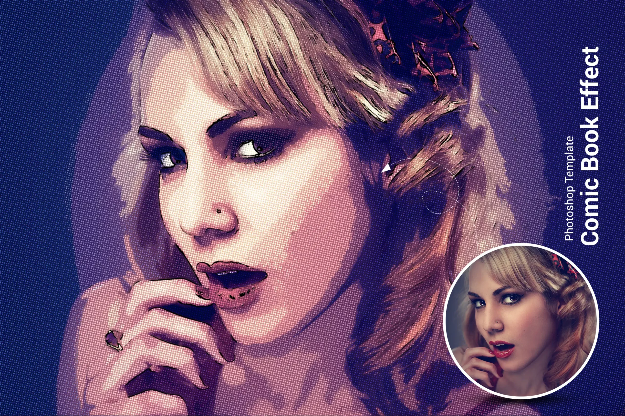 Comic Book Effect Photoshop 4 comic book effect photoshop1 37531