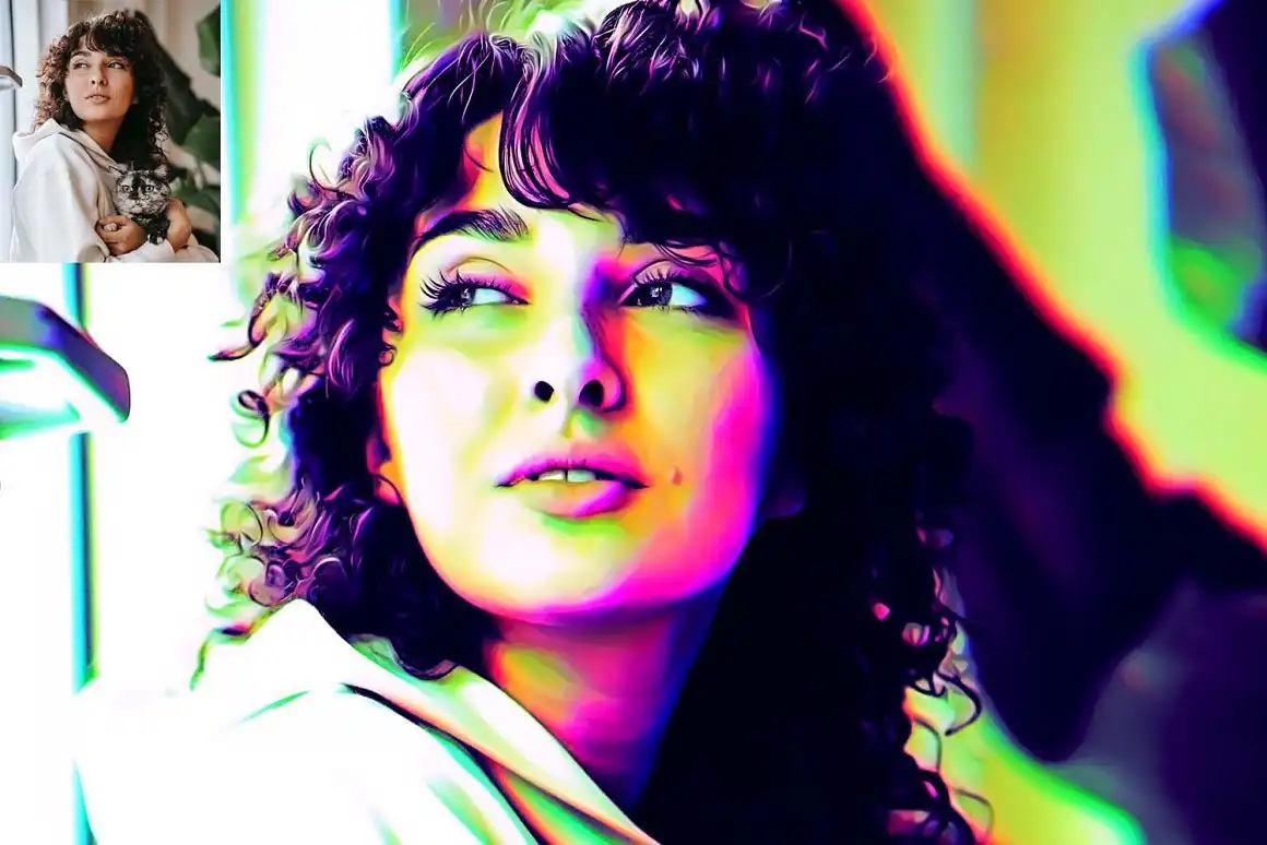 Cyberpunk Painting Photoshop Action 14 cyberpunk painting photoshop action06 40076