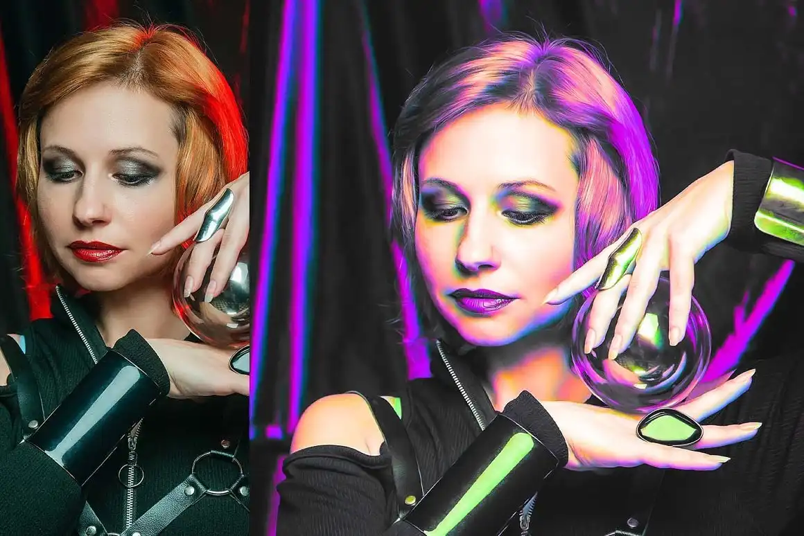 Cyberpunk Painting Photoshop Action 6 cyberpunk painting photoshop action11 41301