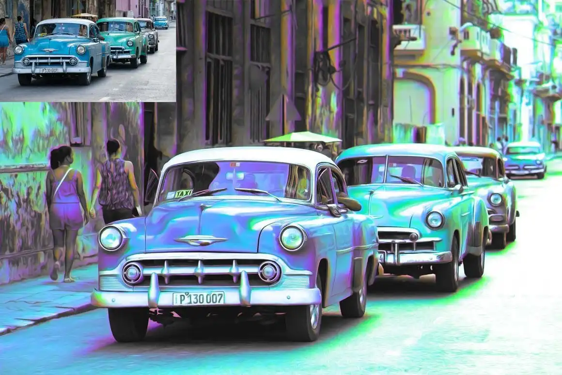 Cyberpunk Painting Photoshop Action 5 cyberpunk painting photoshop action12 41373