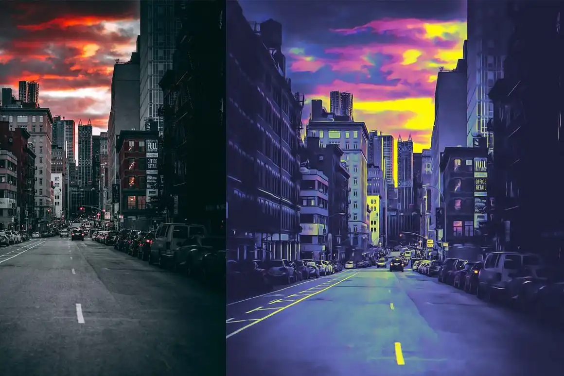Cyberpunk Painting Photoshop Action 10 cyberpunk painting photoshop action15 40859