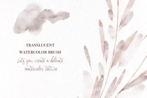 Delicate Watercolor Brushes Procreate 4 delicate watercolor brushes procreate graphics 7138719 2 580x387 23968