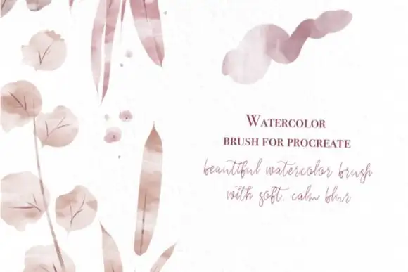 Delicate Watercolor Brushes Procreate 5 delicate watercolor brushes procreate graphics 7138719 4 580x387 23935