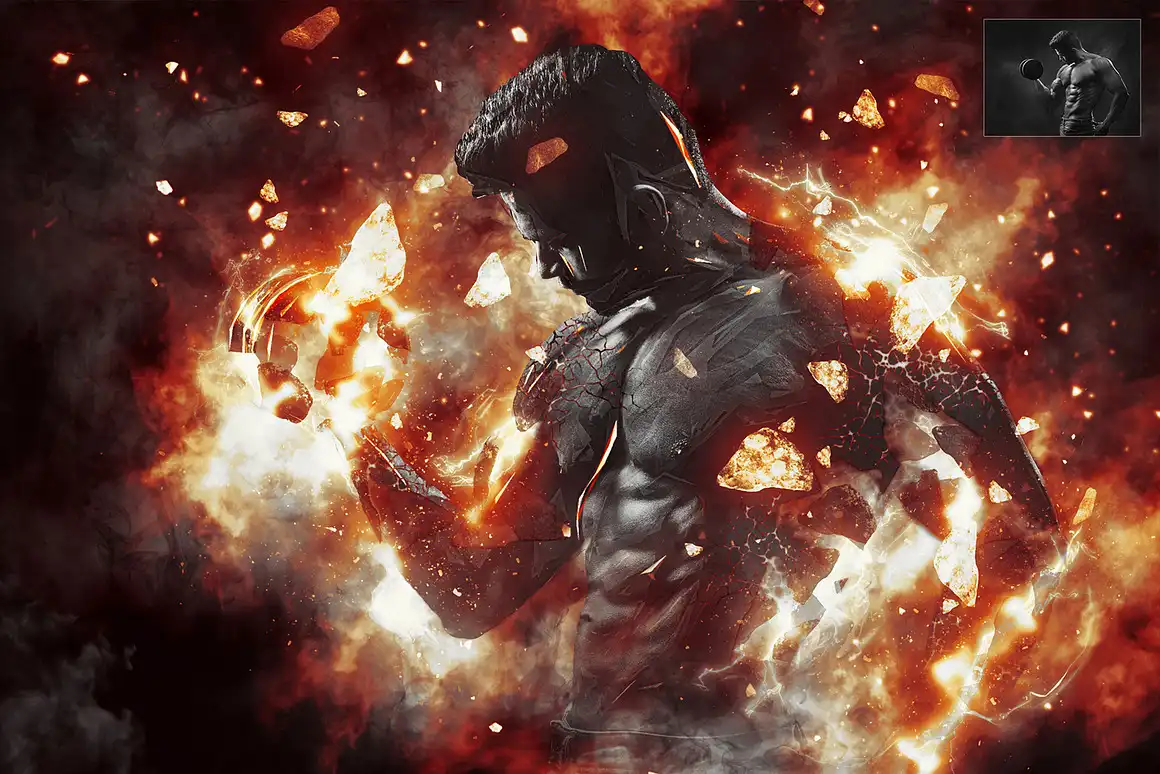 Destroyer - Fantasy Photoshop Action 6 destroyer fantasy photoshop action3 14257
