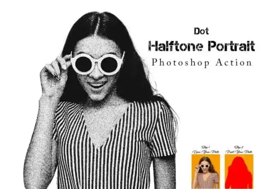 Dot Halftone Portrait Ps Action 12 dot halftone portrait ps action02 32417