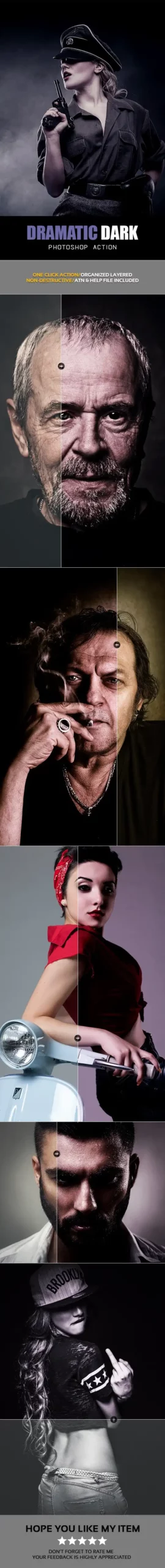 Dramatic Dark Photoshop Action