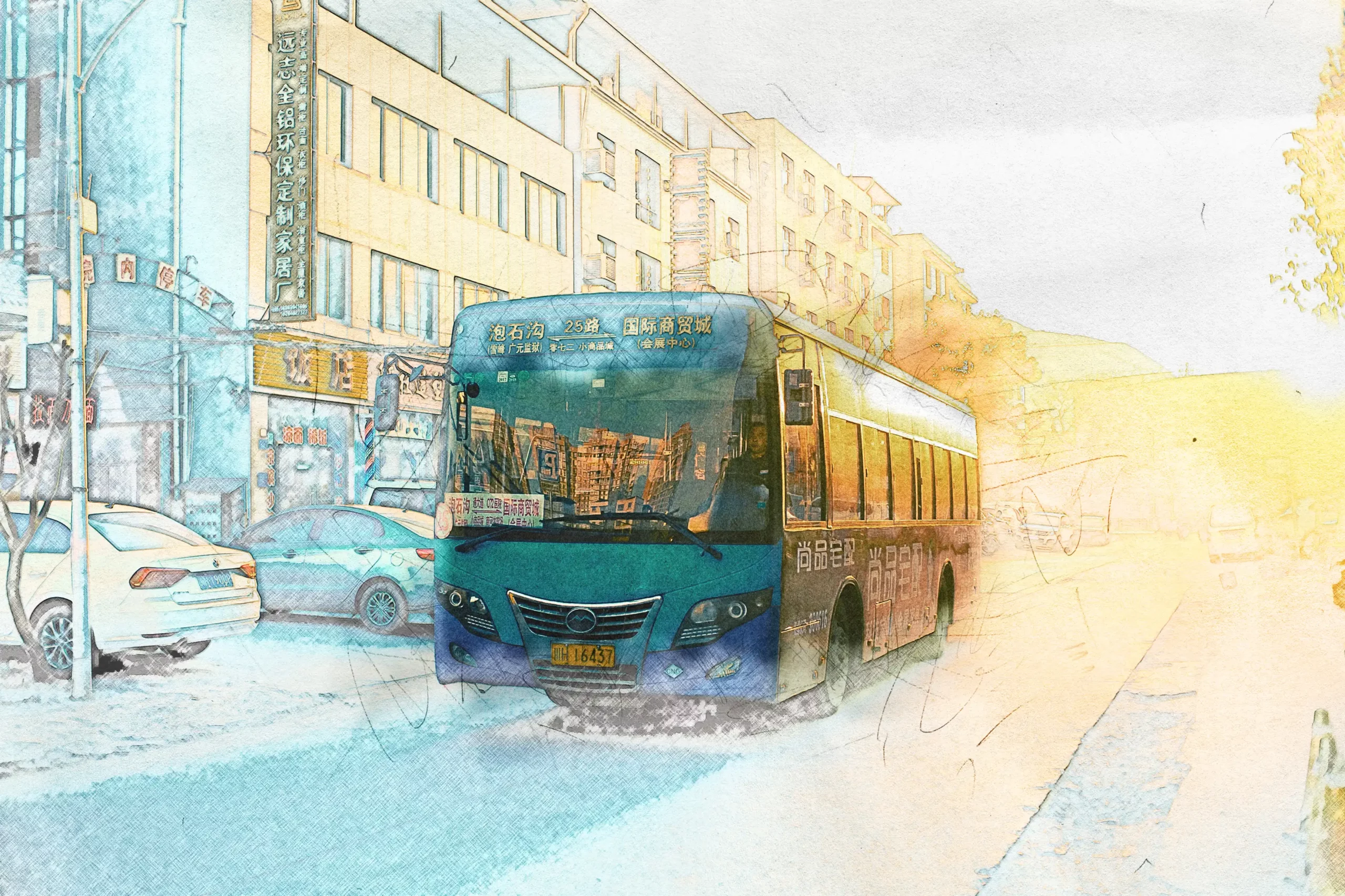 Drawn Color Photoshop Action