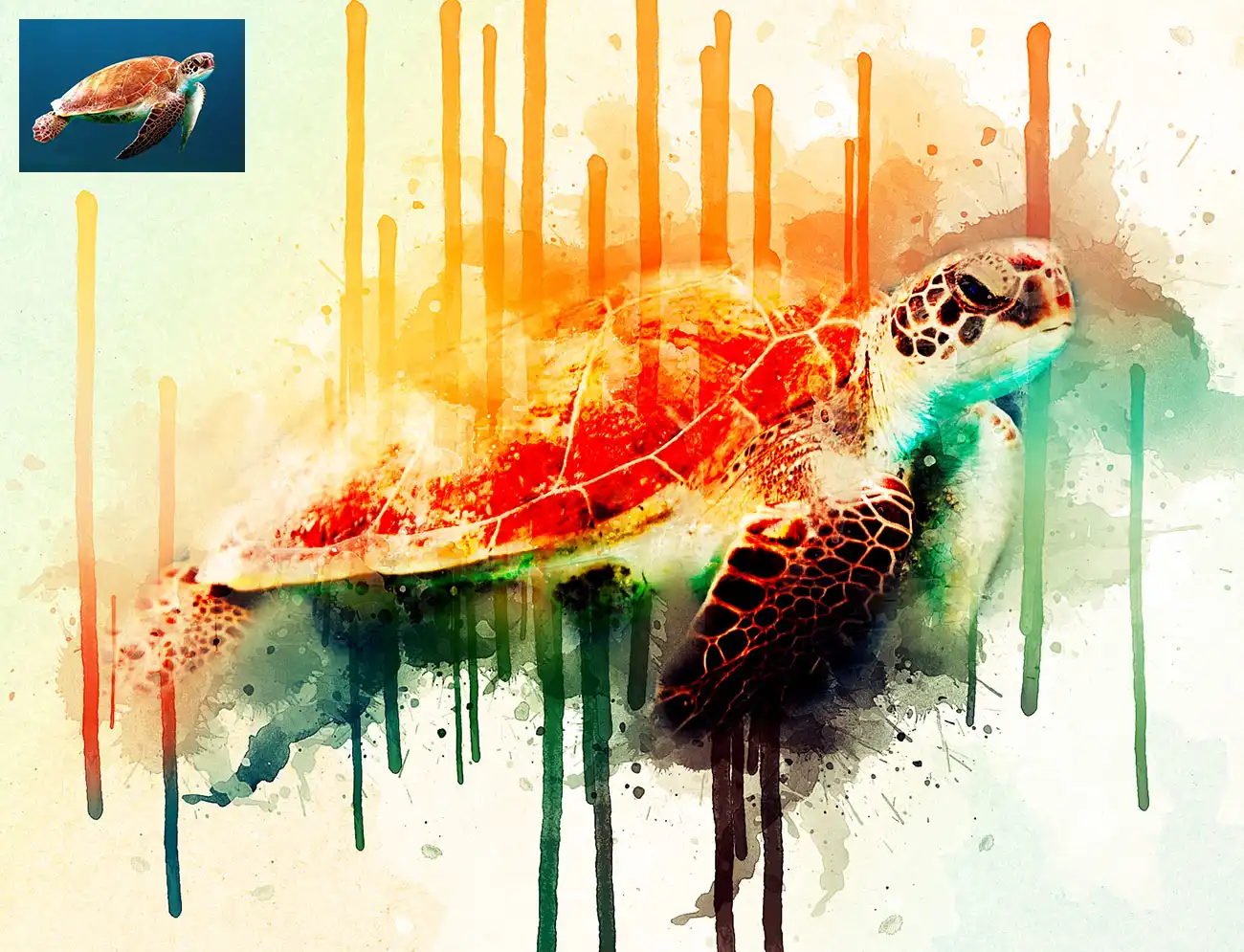 Dripping Ink Artist Painting Photoshop Action 9 dripping ink artist painting photoshop action (4) 14314