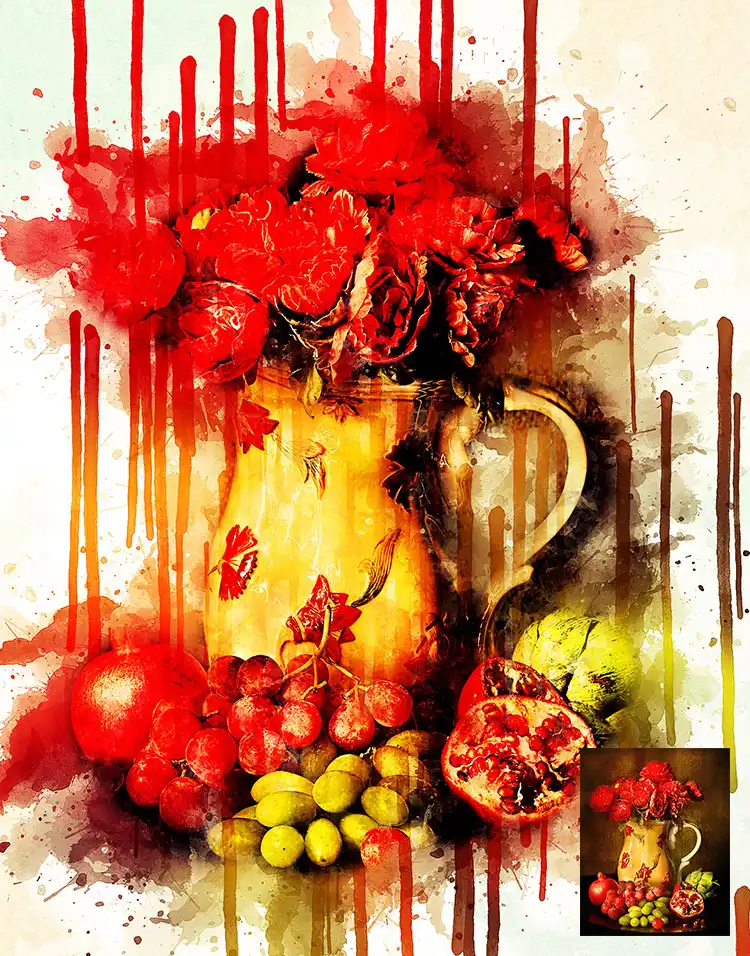 Dripping Ink Artist Painting Photoshop Action 6 dripping ink artist painting photoshop action (8) 14318