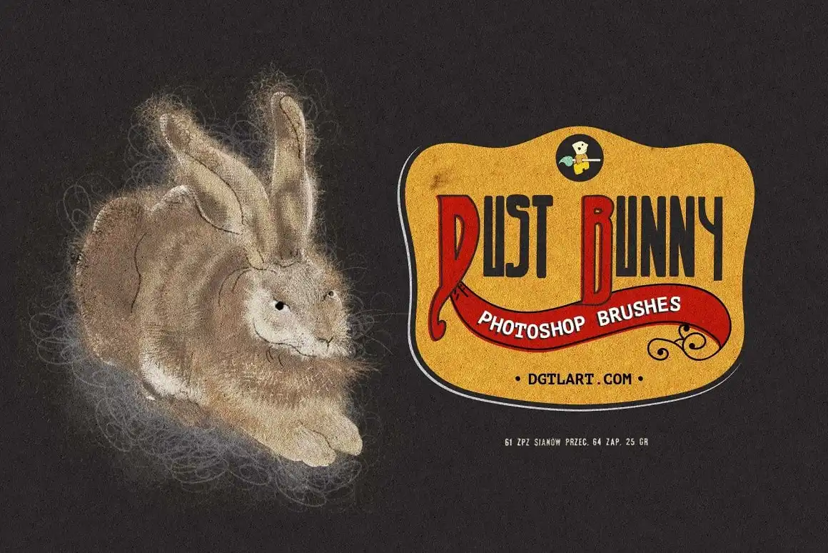 Dust Bunny - 30 Photoshop Brushes