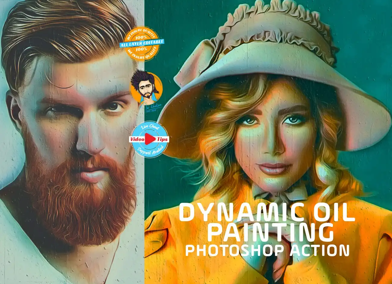 Dynamic Oil Painting Effect