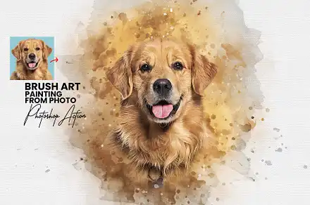Easy Ink Art Photoshop Action 12 easy ink art photoshop action11 37910