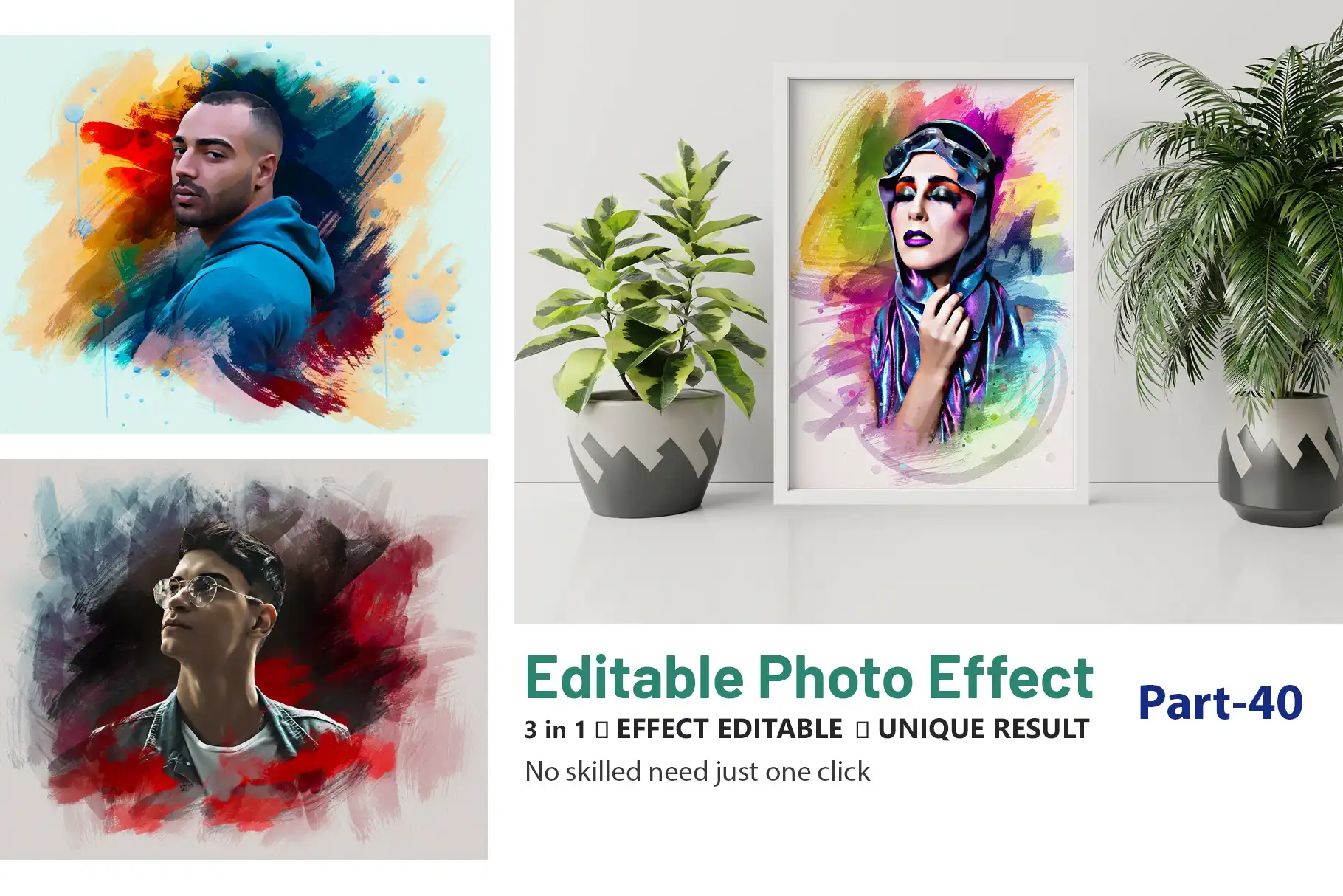 Editable Realistic Painting Effect