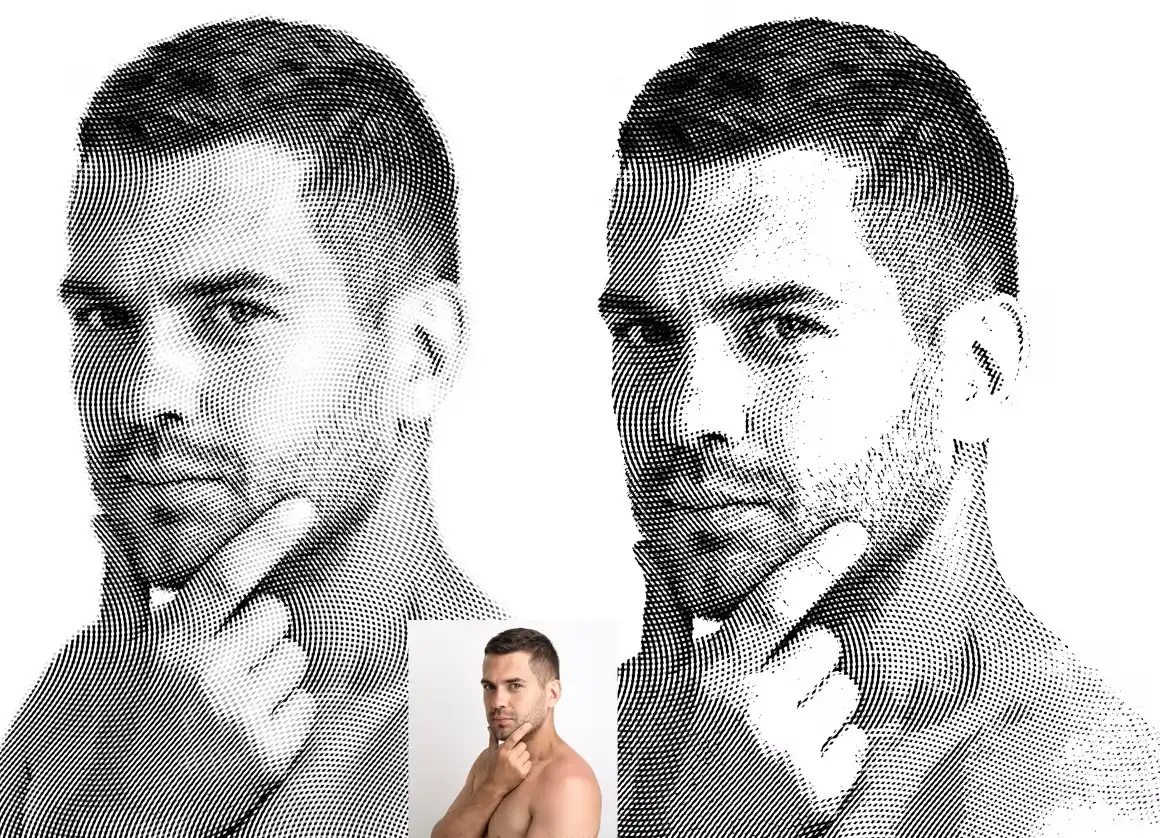 Engraved Effect Photoshop Action 5 engraved effect photoshop action16 43387