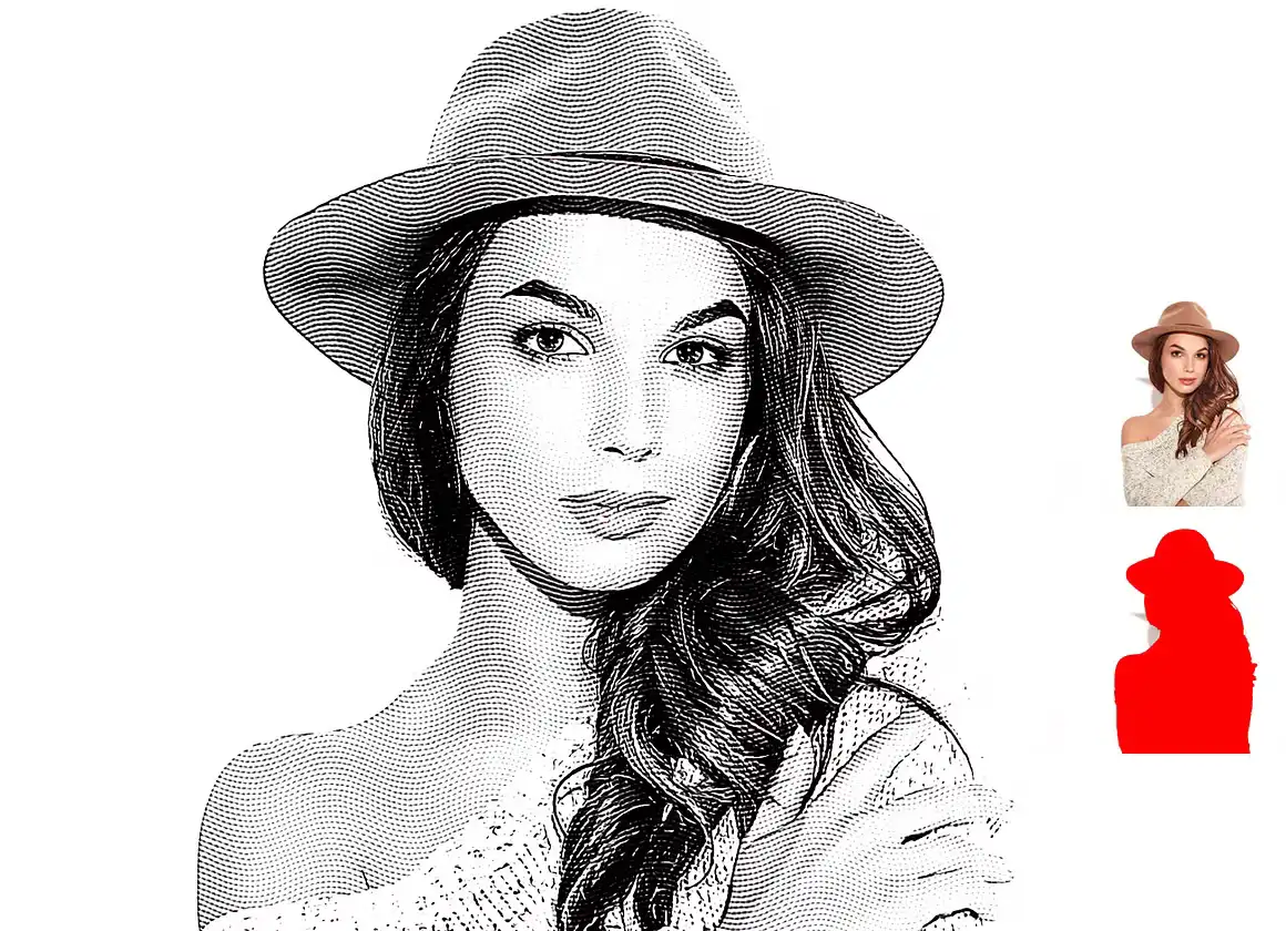 Engraved Effect Photoshop Action 16 engraved effect photoshop action21 42726