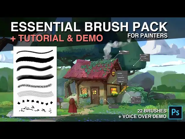 Essential brush pack for painters + Demo & Tutorial 13 essential brush pack for painters + demo & tutorial1 30411