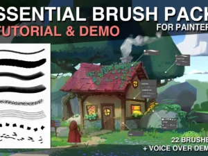 essential brush pack for painters + demo & tutorial2 31715
