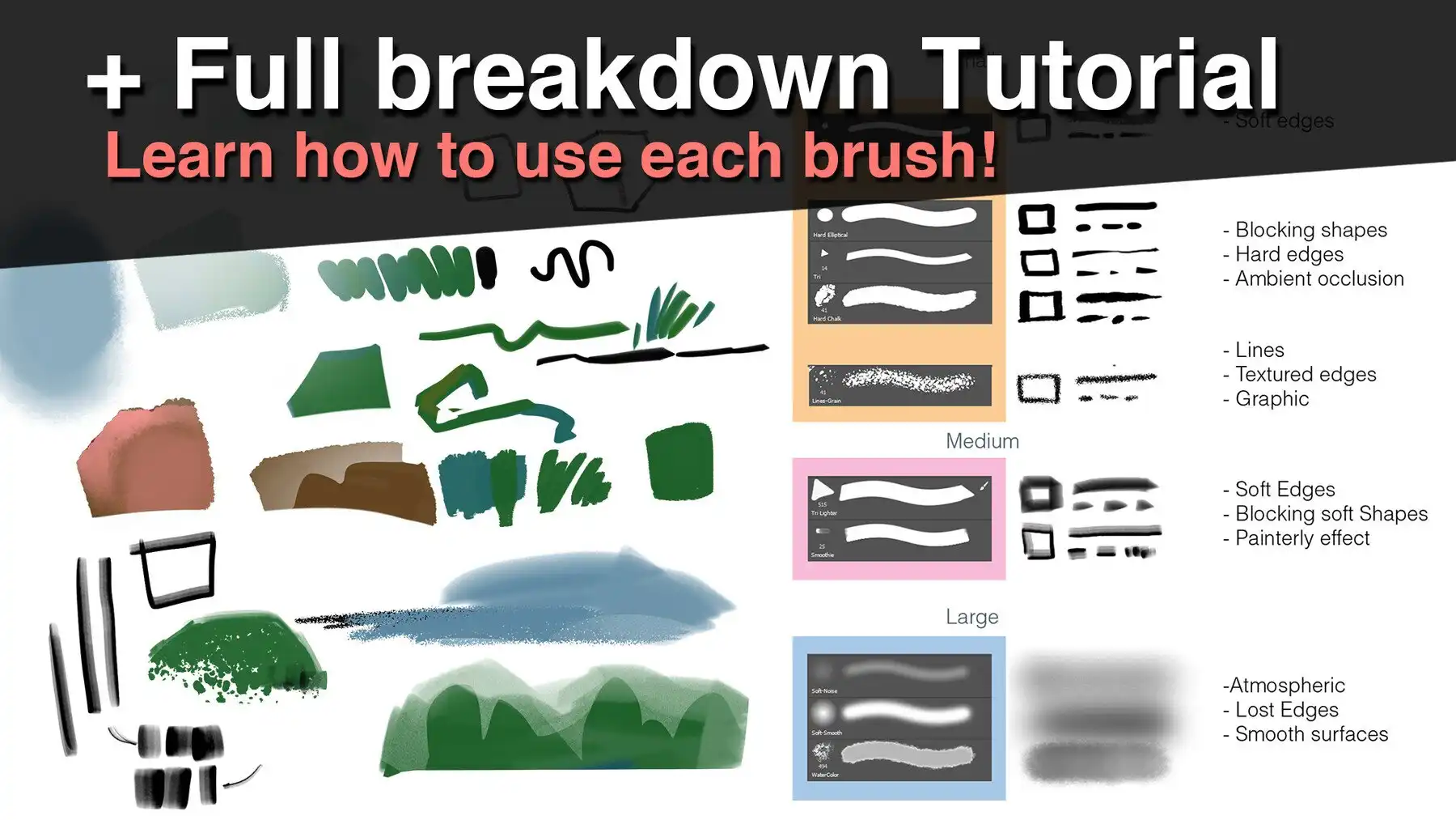 Essential brush pack for painters + Demo & Tutorial 10 essential brush pack for painters + demo & tutorial4 31407