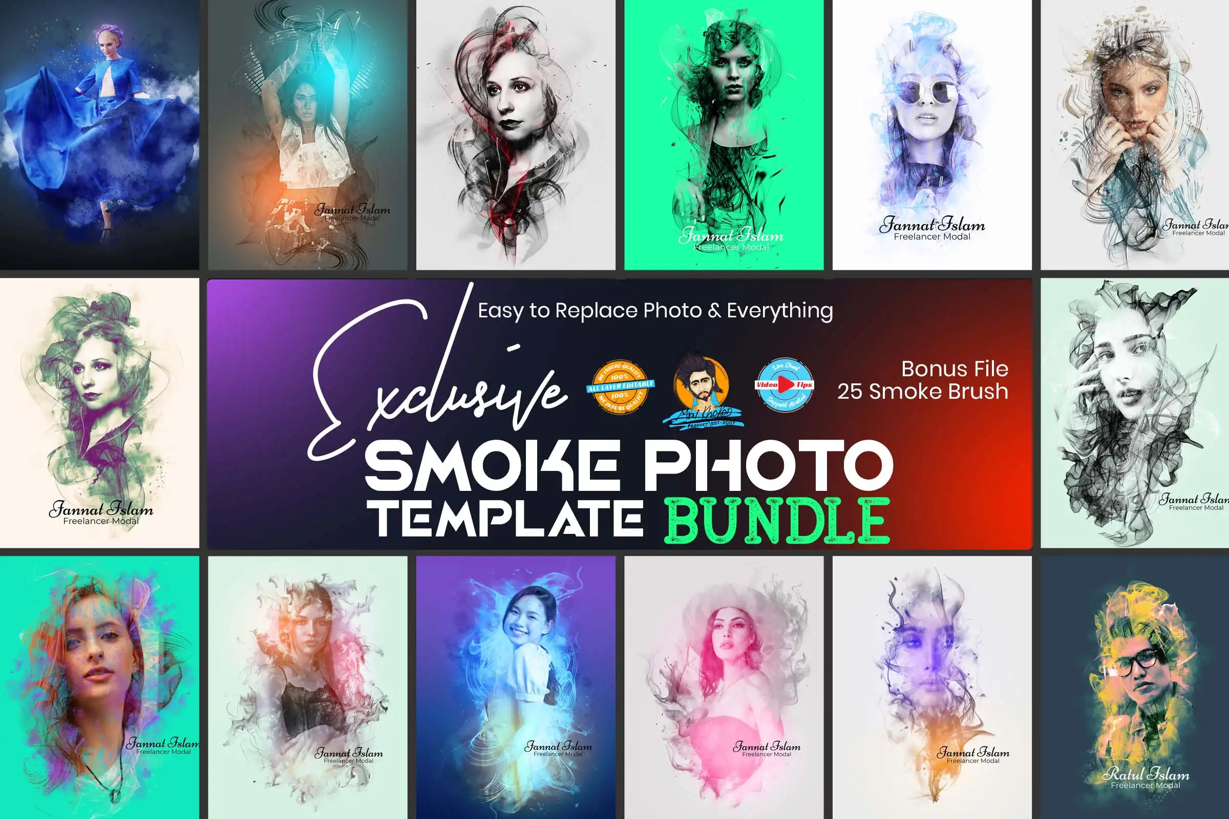 Exclusive Smoke Photo Effect Bundle
