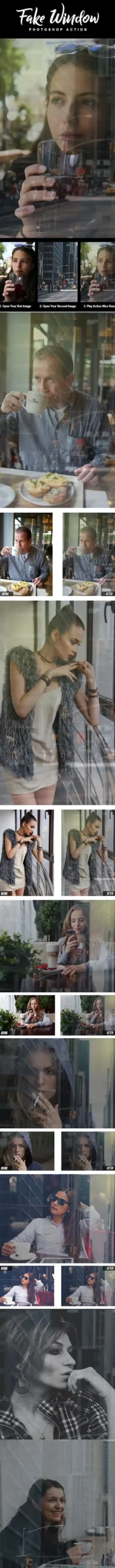 Fake Window Photoshop Action
