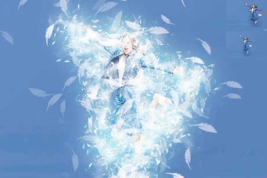 Feather Dreamy Dispersion Photoshop Action 3 feather dreamy dispersion action (2) 38673
