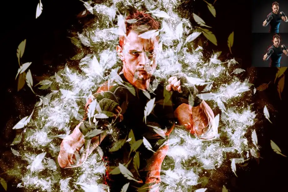 Feather Dreamy Dispersion Photoshop Action 4 feather dreamy dispersion action (3) 41483