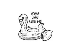 flamingo floaties. come play with me 36827