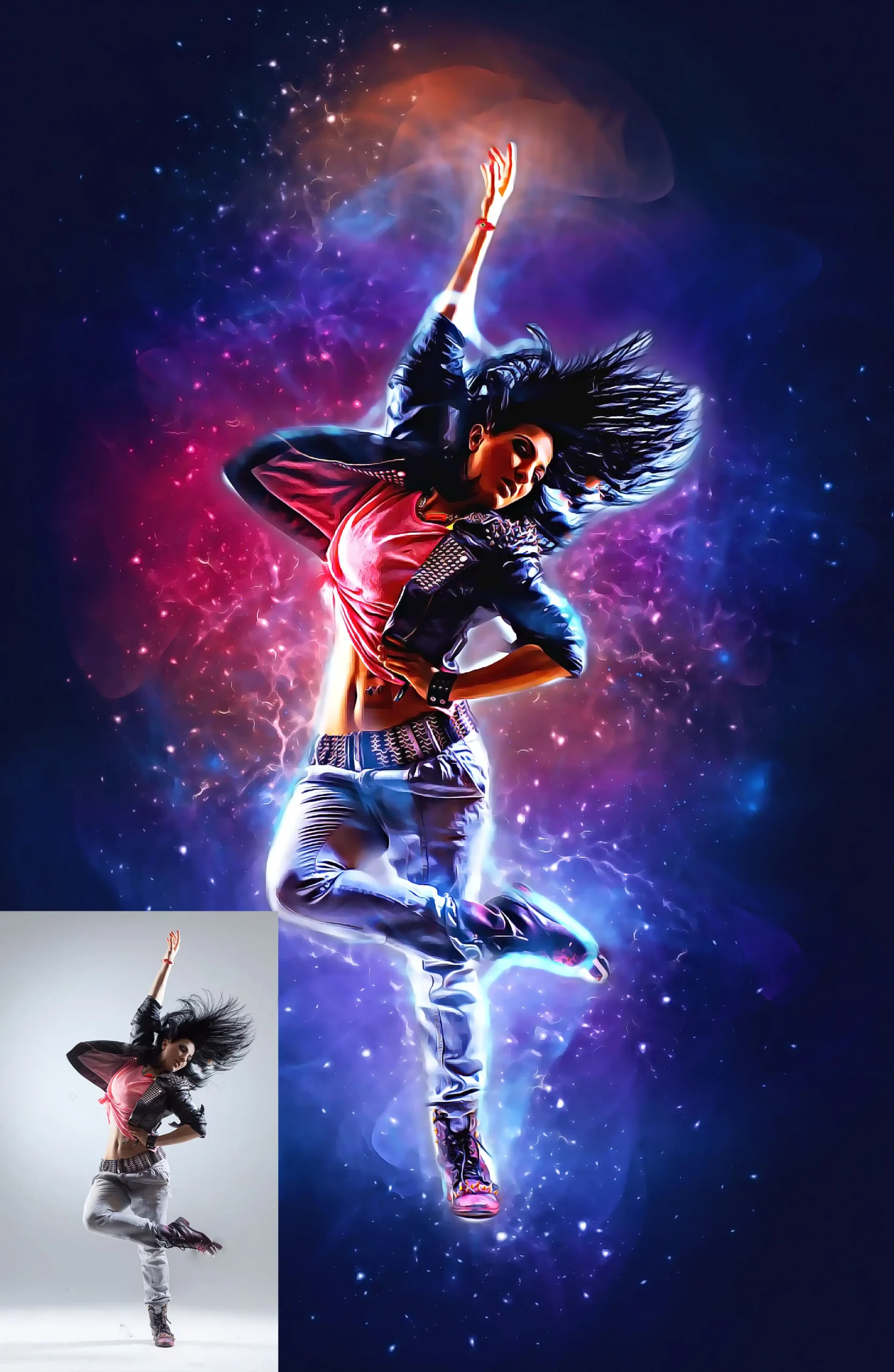 Galaxian Photoshop Action
