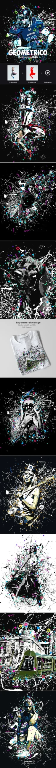 Geometrico - Photoshop Action