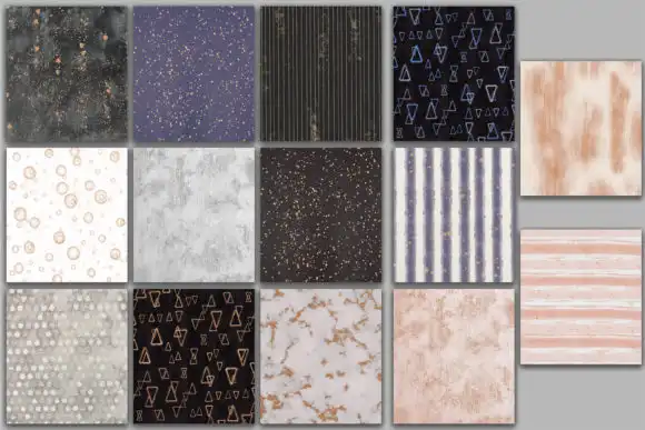Gold & Silver Plated Backgrounds Set 5 gold & silver plated backgrounds set 3 35983