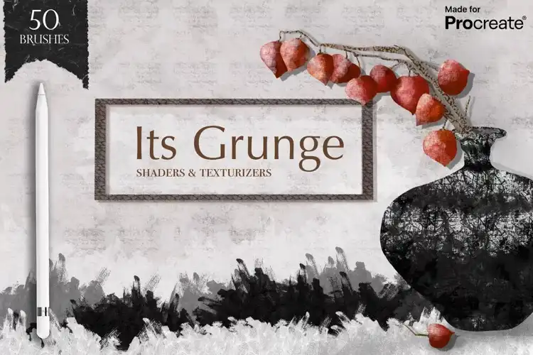 Grunge Texture Brushes For Procreate