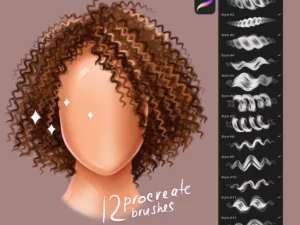 hair style brushes for procreate app1 35280