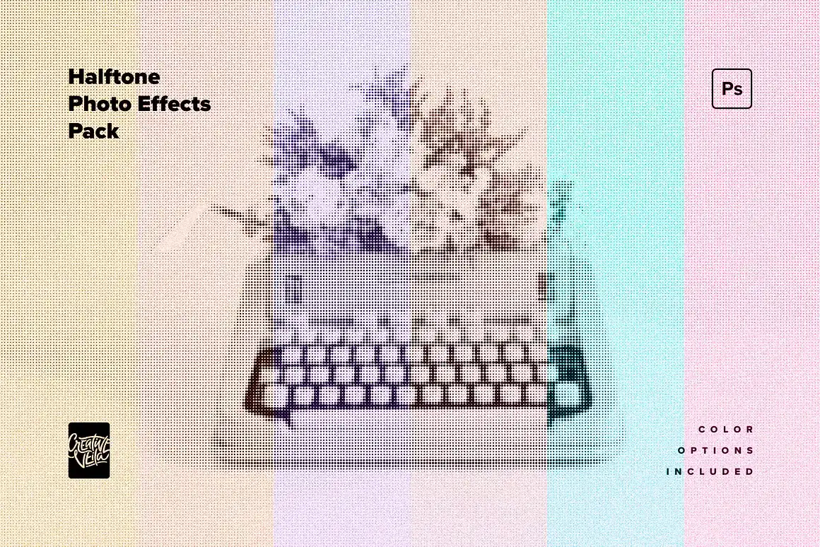 Halftone Photo Effects Pack 3 halftone photo effects pack (1) 22710