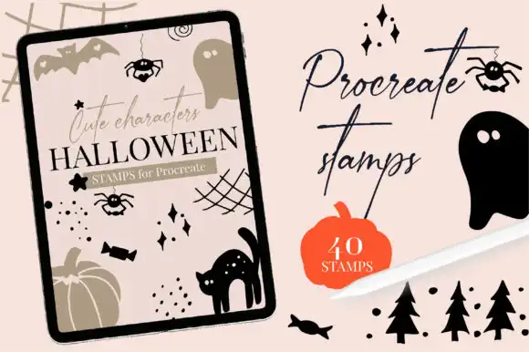Halloween Stamps for Procreate